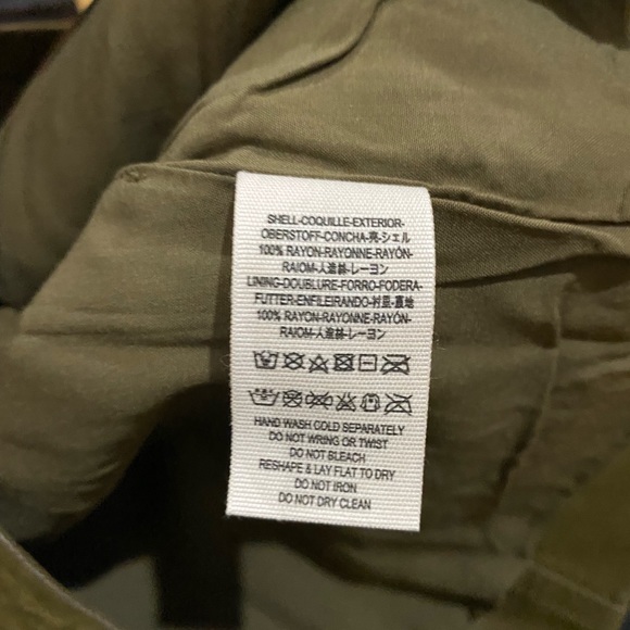 Free People Olive Modern Femme Vegan Leather Mini Skirt - Picture 6 of 7